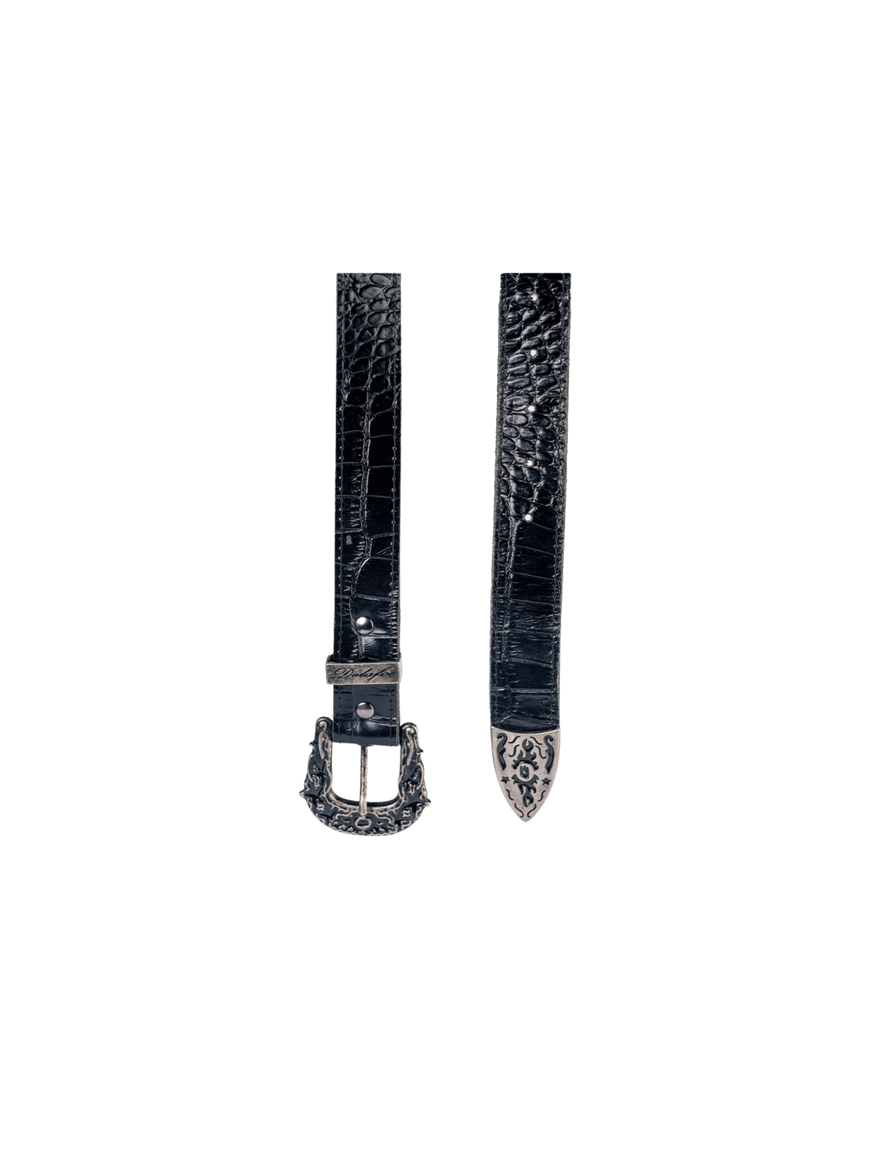 Black Croco Belt